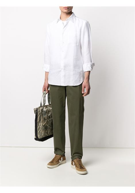 camicia sedici uomo bianca in lino ASPESI | CE36 C19585072